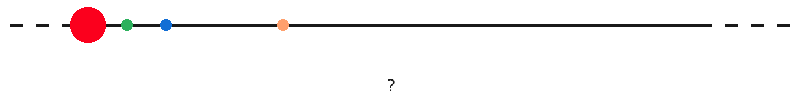 Points on a segment.
