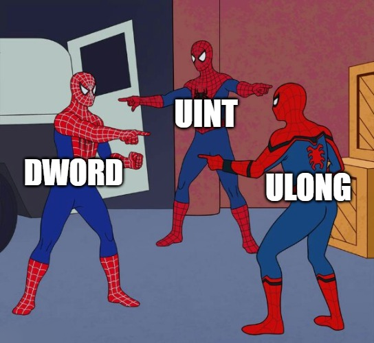 A pointing-spiderman meme